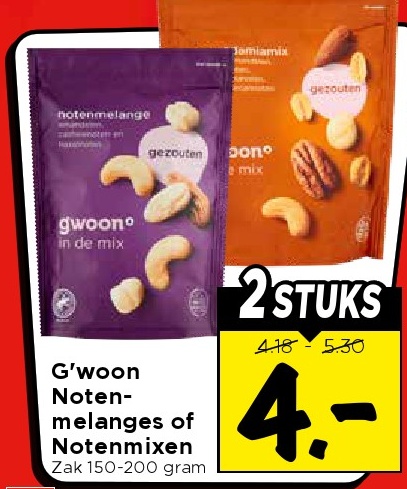 G'woon Notenmelanges of Notenmixen