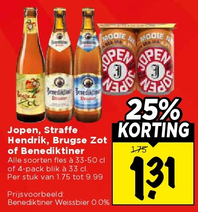 Jopen, Straffe Hendrik, Brugse Zot of Benediktiner