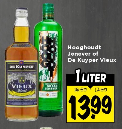 Hooghoudt Jenever of De Kuyper Vieux