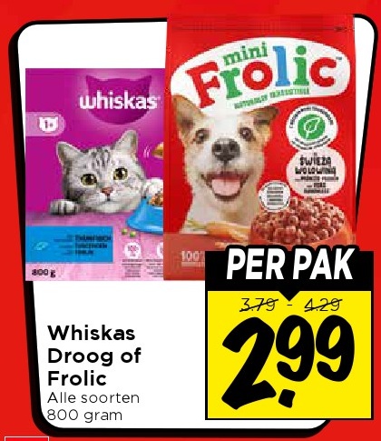 Whiskas Droog of Frolic