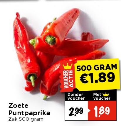 Zoete Puntpaprika