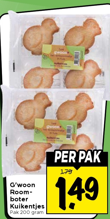 G'woon Roomboter Kuikentjes