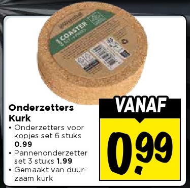 Onderzetters Kurk