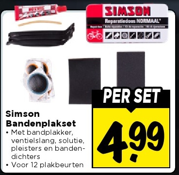 Simson Bandenplakset