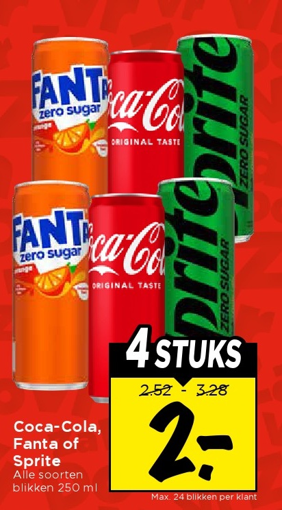 Coca-Cola, Fanta of Sprite