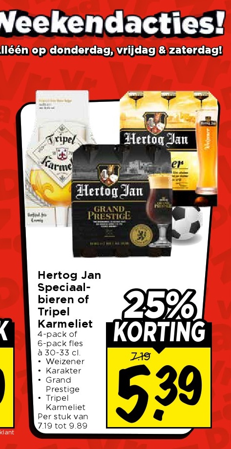 Hertog Jan Special-bieren of Tripel Karmeliet