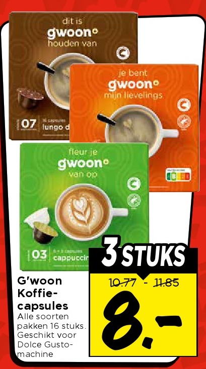 G'woon Koffie-capsules