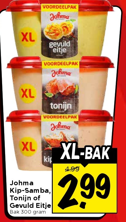 Johma Kip-Samba, Tonijn of Gevuld Eitje