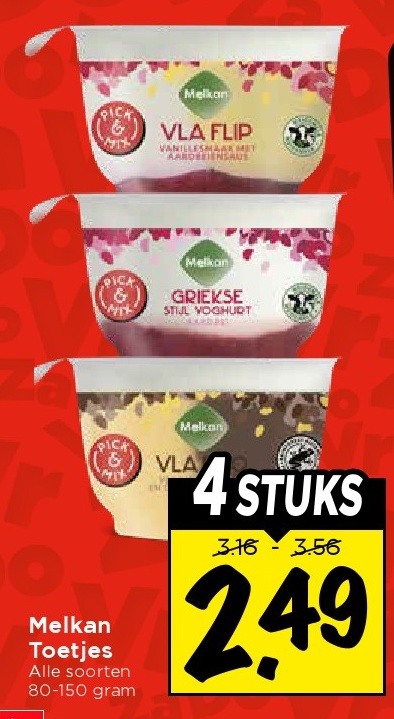 VLA FLIP, GRIEKSE YOGHURT, VLA