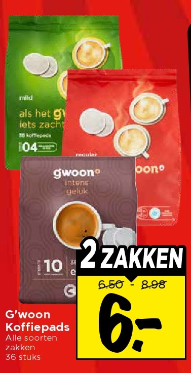 G'woon Koffiepads