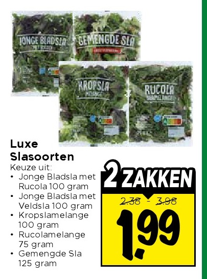 Luxe Slasoorten