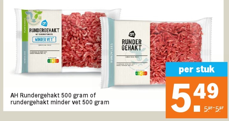 AH Rundgehakt 500 gram