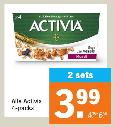 Alle Activia 4-packs
