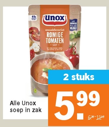 Unox romige tomaten