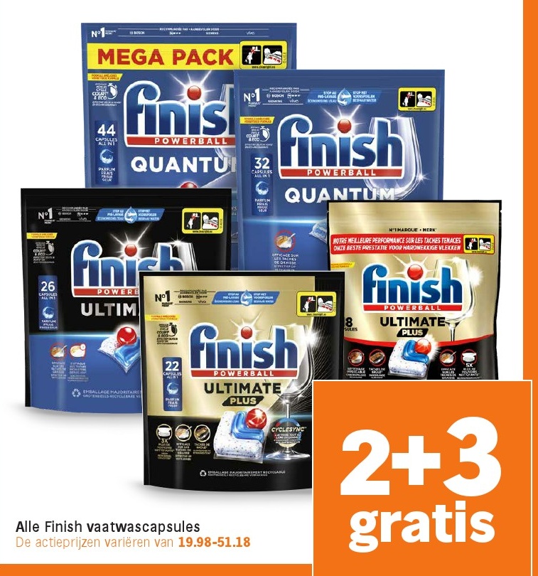 Finish vaatwascapsules