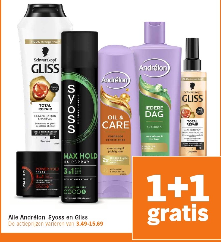 Andrélon, Syoss en Gliss