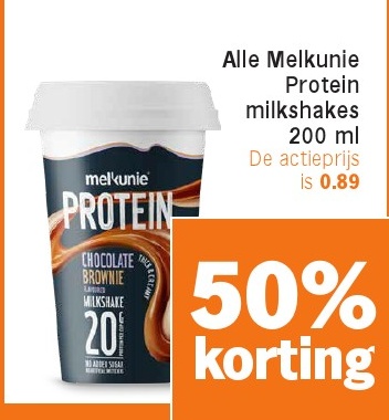 Alle Melkunie Protein milkshakes 200 ml