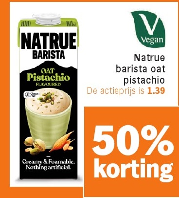 Natrue barista oat pistachio