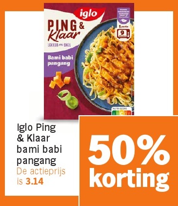 Iglo Ping & Klaar bami babi pangang