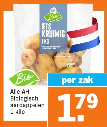 Alle AH Biologisch aardappelen 1 kilo