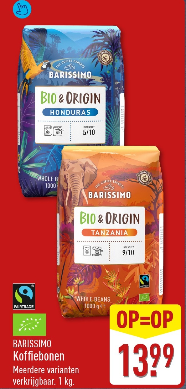 BARISSIMO Koffiebonen - Bio & Origin