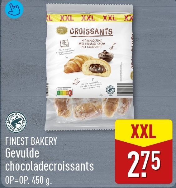 Gevolle chocoladecroissants