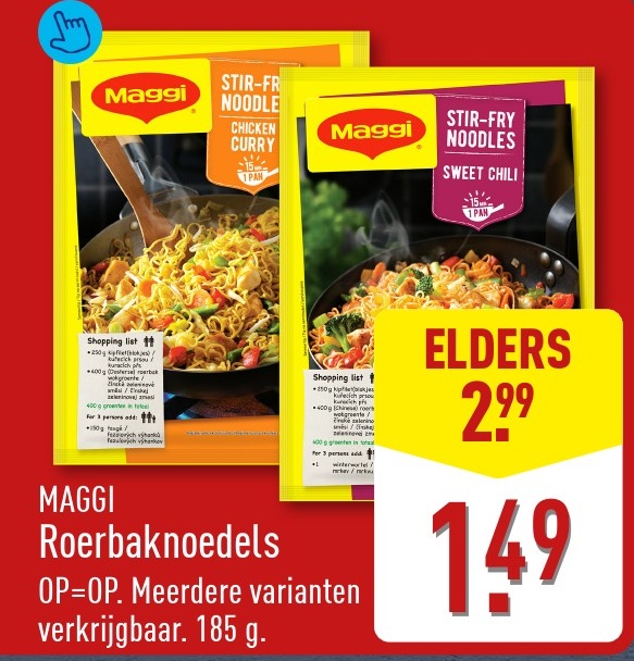 MAGGI Roerbakknoedels