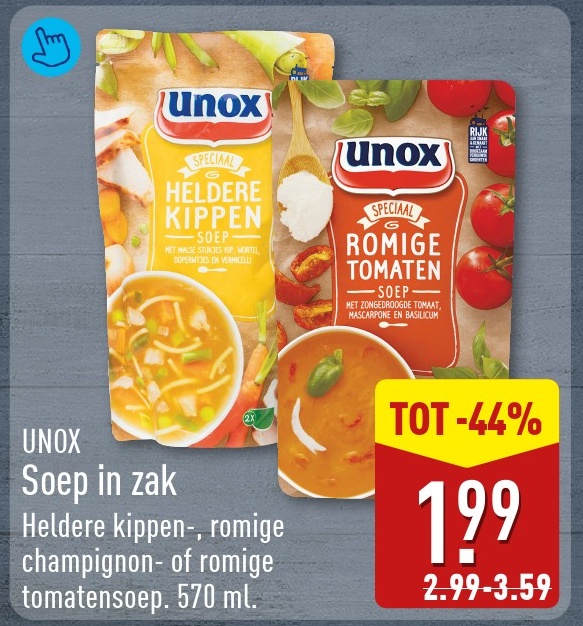 Soep in zak