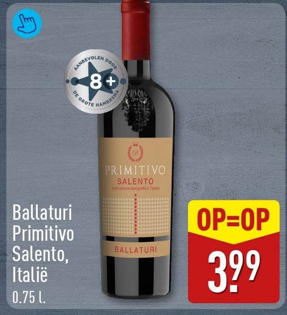 Ballaturi Primitivo Salento, Italië