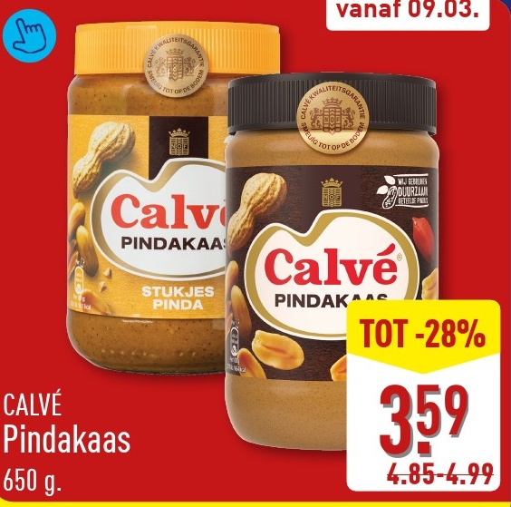 CALVÉ Pindakaas