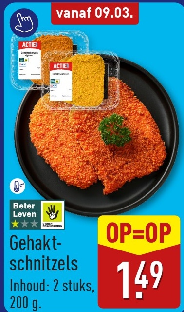 Gehakt-schnitzels