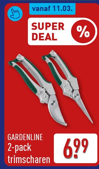 GARDENLINE 2-pack trimscharen