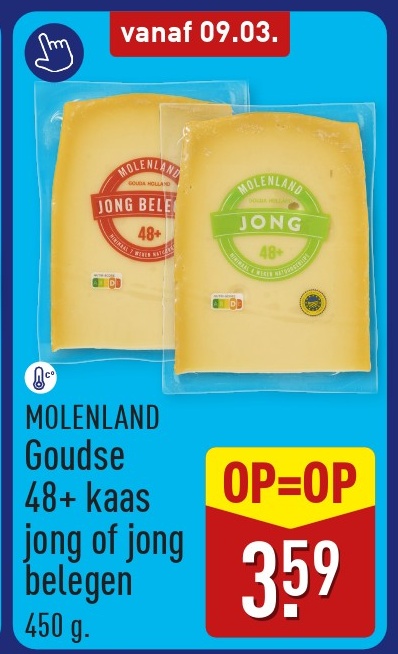MOLENLAND Goudse 48+ kaas jong of jong belegen