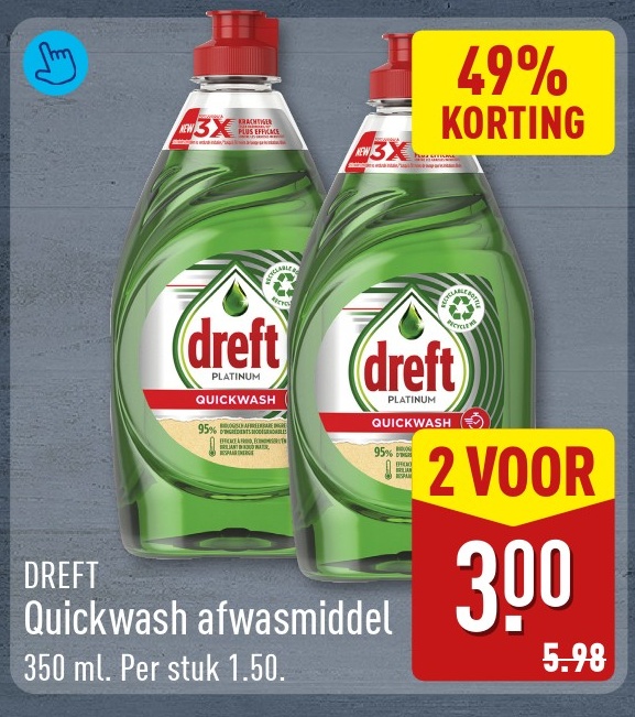 Dreft Quickwash afwasmiddel