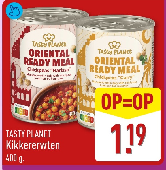 TASTY PLANET Kikkererwten