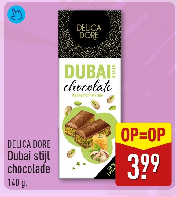 Dubai stijl chocolade