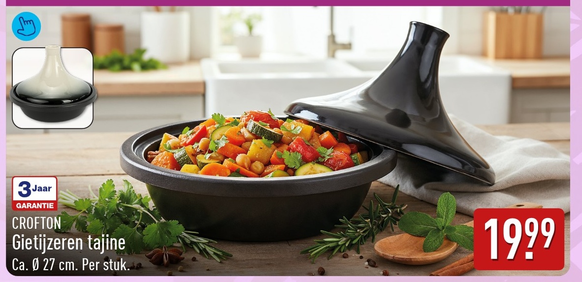 Gietijzeren tajine