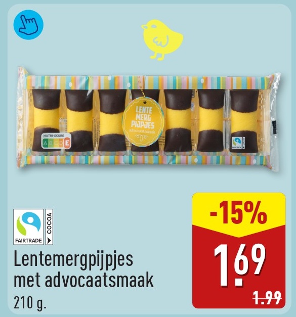 Lentemergpipjes met advocaatsmaak