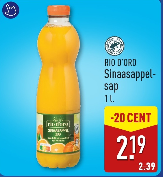 RIO D'ORO Sinassappelsap 1 L.