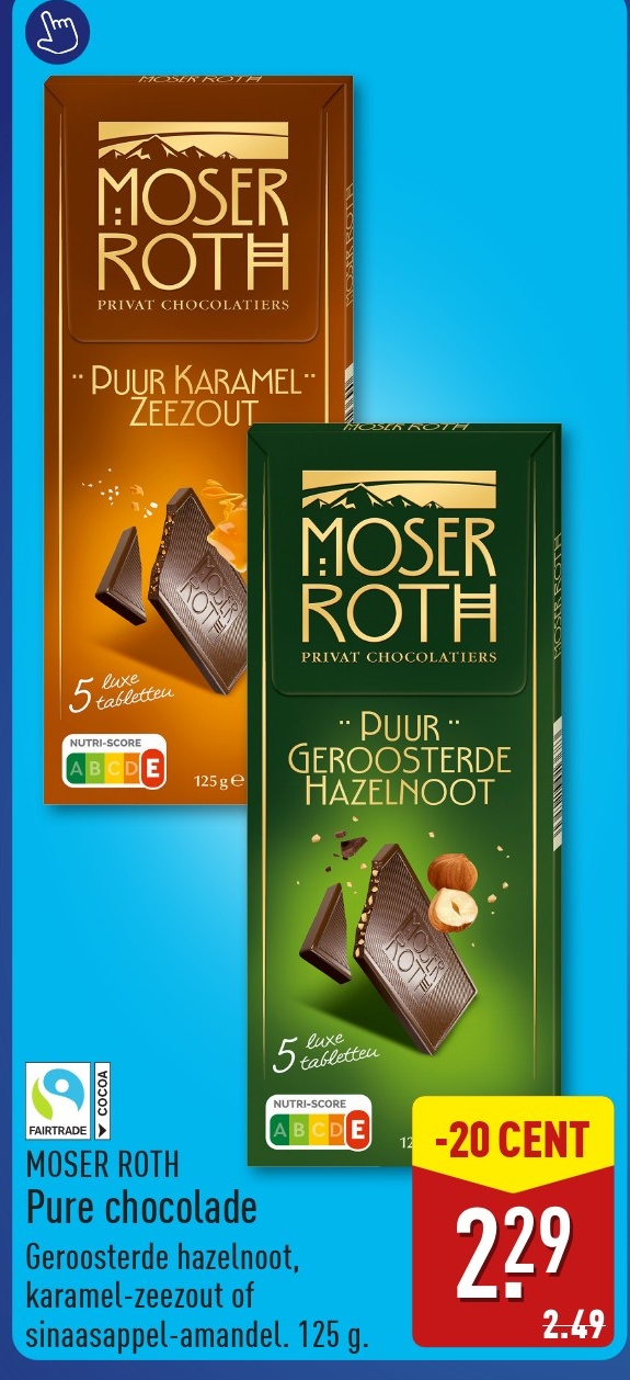 Moser Roth Pure Chocolade