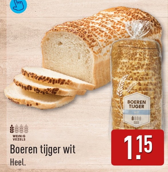 Boeren tijger wit
