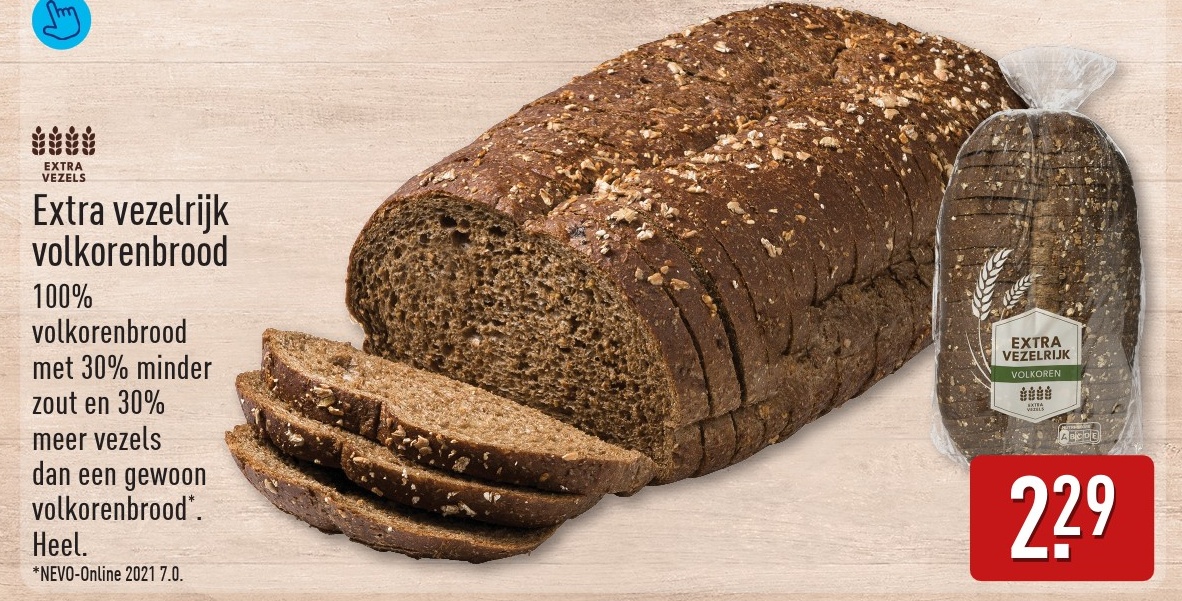 Extra vezelrijk volkorenbrood