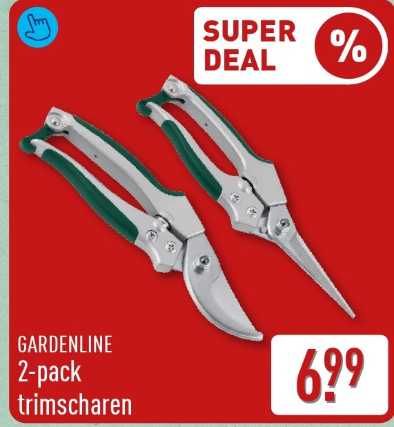 GARDENLINE 2-pack trimscharen