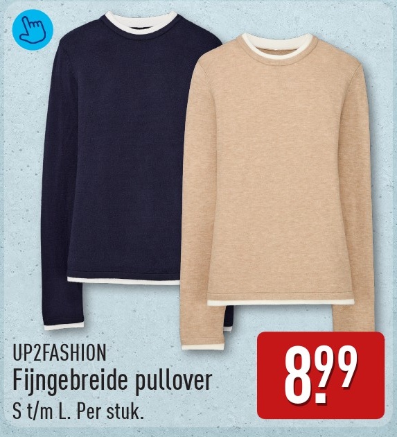 Fijngereide pullover