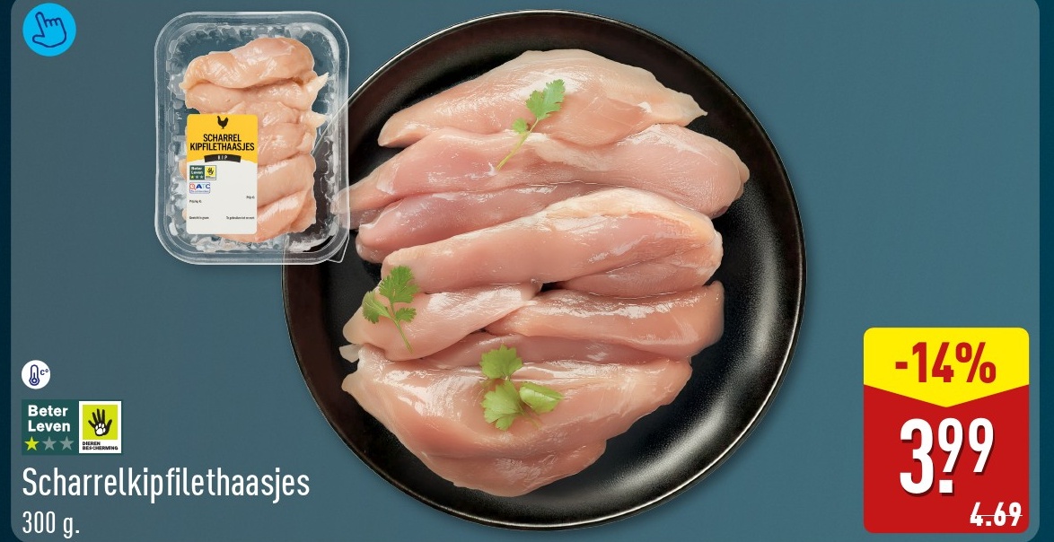 Scharrelkipfiletbasisjes
