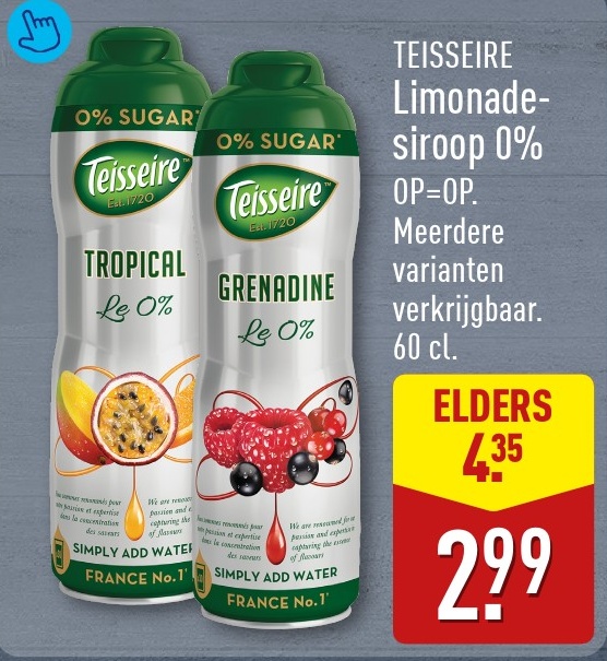 TEISSEIRE Limonade-siroop 0%