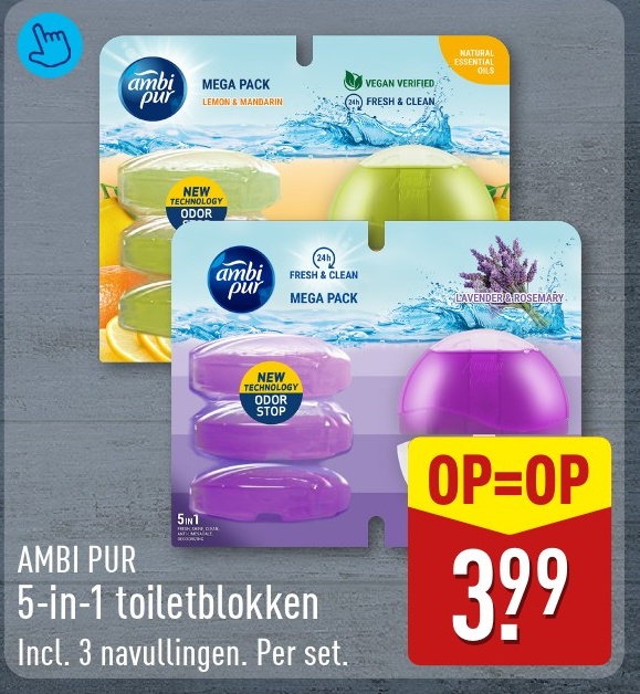 AMBI PUR 5-in-1 toiletblokken