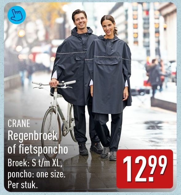 Regenbroek of fietspontcho