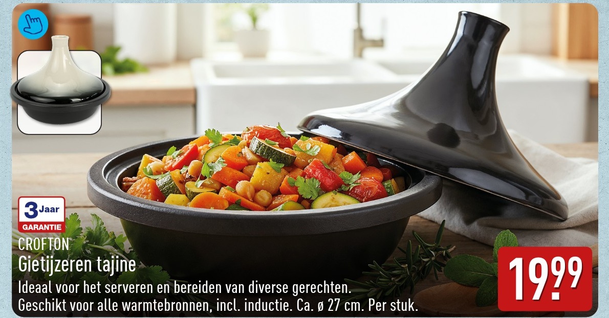 Gietijzeren tajine