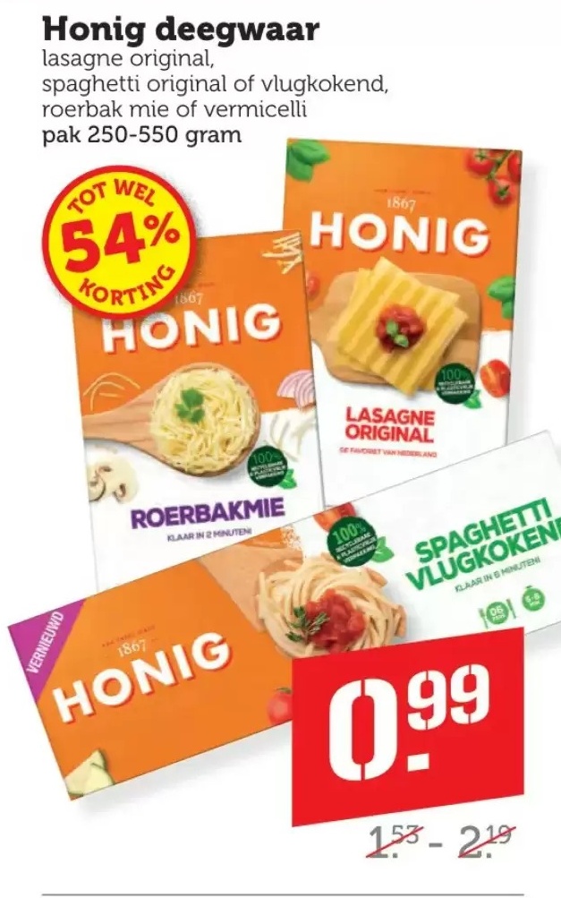 Honig deegwaar